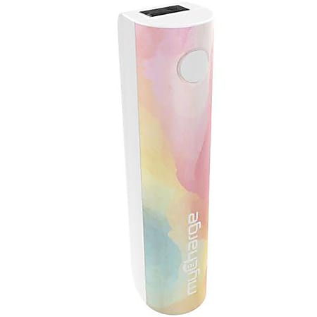 myCharge Style Power 2200 mAh USB Portable Charger, Watercolor, SPU22M04