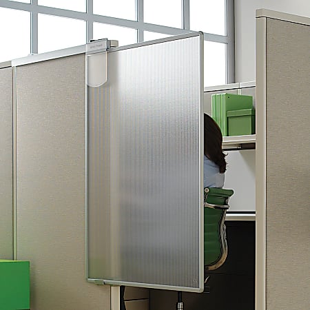 Quartet® Workstation Privacy Screen, Transparent
