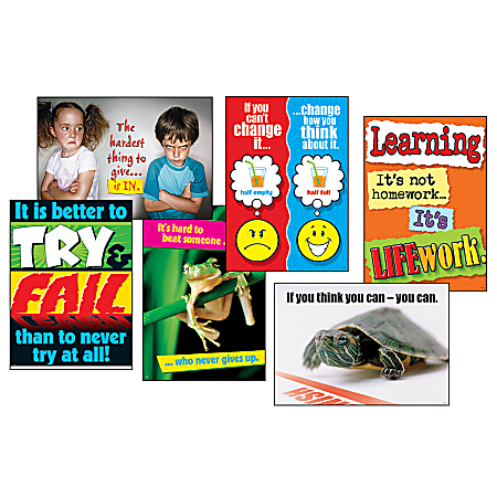 Argus Posters, Stay Focused, Pack Of 6