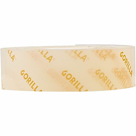 Gorilla Tough & Clear Mounting Tape - 12.50 ft Length x 1" Width - Clear - 1 Each