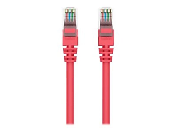 Belkin High Performance - Patch cable - RJ-45 (M) to RJ-45 (M) - 7 ft - CAT 6 - snagless - red - for Omniview SMB 1x16, SMB 1x8; OmniView SMB CAT5 KVM Switch
