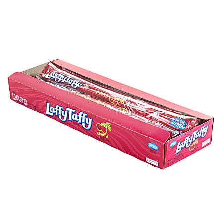 Laffy Taffy Ropes, Cherry, Tray Of 24