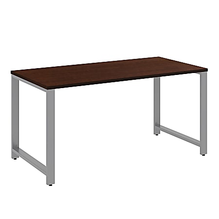Bush Business Furniture Momentum Desk, 60"W x 30"D, Mocha Cherry, Premium Installation