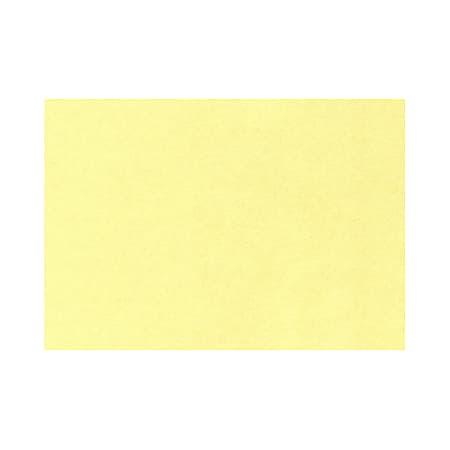LUX Flat Cards, A1, 3 1/2" x 4 7/8", Lemonade Yellow, Pack Of 250