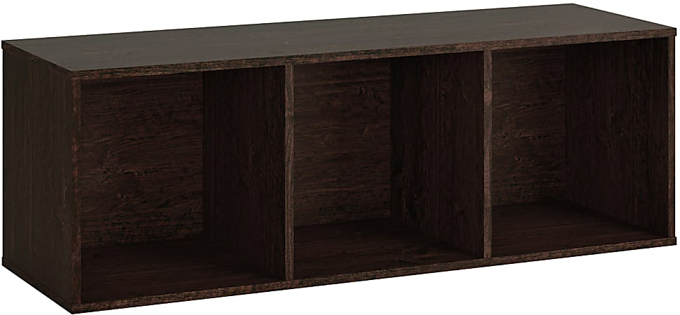 Sauder® Select 36”H 3-Cube Storage Bookcase, Cinnamon Cherry