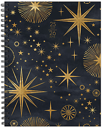 2025-2026 Willow Creek Press Softcover Weekly/Monthly Academic Planner, 8-1/2" x 11”, Celestial Magic, July 2025 To June 2026, 54901