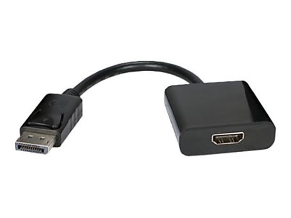 QVS - DisplayPort adapter - DisplayPort (M) to HDMI (F) - black