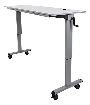 Luxor Height-Adjustable Flip-Top Nesting Table Mobile