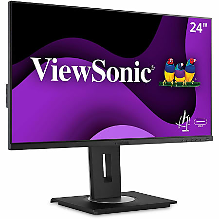 ViewSonic&reg; VG2456 24" 1080p IPS Docking Monitor