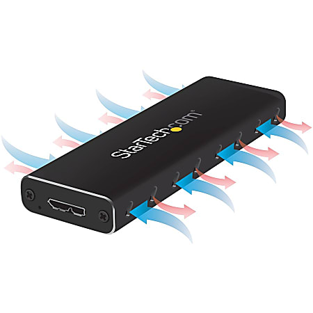 StarTech.com M.2 SSD Enclosure for M.2 SATA External Solid