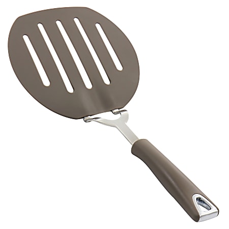 CURVED SLOTTED SPATULA - POLYPROPYLENE HANDLE - PURCHASE OF KITCHEN UTENSILS