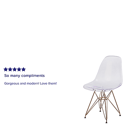 Flash furniture ghost chair deals