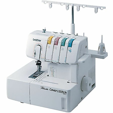 Brother Coverstitch Serger, 2340CV, Sturdy Metal Frame, 1,100 Stitches Per Minute, Trim Trap, Included Snap-on Presser Feet - 2/3/4 Thread cover stitch