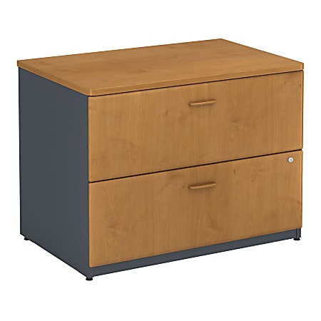 BBF Series A Lateral File, 2 Drawers, 29 3/4"H x 23 3/8"W x 35 11/16"D, Natural Cherry