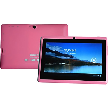 Zeepad Tablet - 7" - 512 MB DDR3 SDRAM - Allwinner Cortex A8 A13 1.50 GHz - 4 GB - Android 4.2 Jelly Bean - 800 x 480 - Pink