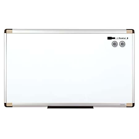Luxor WB3624W 36 x 24 Wall-Mounted Magnetic Whiteboard
