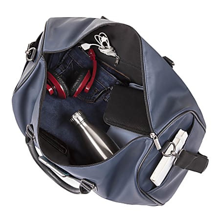 Bugatti vegan best sale leather duffle bag