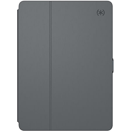 Speck Balance FOLIO Carrying Case (Folio) for 10.5" Apple iPad Air (3rd Generation), iPad Pro Tablet - Stormy Gray, Charcoal Gray - Scratch Resistant, Bump Resistant, Drop Resistant - PU Leather