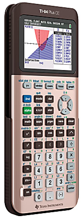 Texas Instruments TI 84 Plus CE Color Graphing Calculator Rose