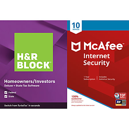 H&R Block 19 Deluxe + State (Windows)