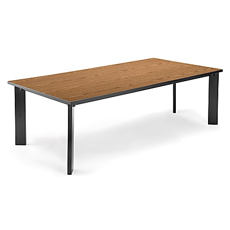 OFM Multi-Use Library Table, 96"W x 48"D, English Oak