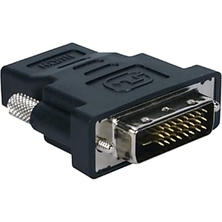 QVS High Speed HDMI Female to DVI Male Adaptor - 1 x HDMI (Type A) Female Digital Audio/Video - 1 x DVI-D Male Digital Video
