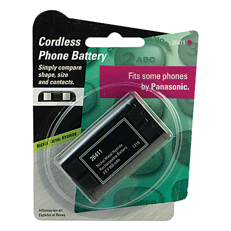 Jasco PC26411 Battery For Panasonic® Cordless Phones
