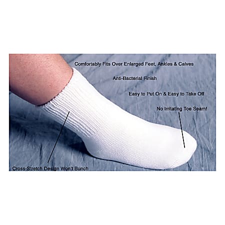 Pedifix SeamLess™ Oversized Socks, Men Size 7-9/Women Size 8-10 1/2