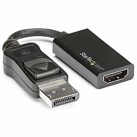 StarTech.com DisplayPort to HDMI Adapter, 4K 60Hz Active DP 1.4 to HDMI 2.0 Video Converter  - DP2HD4K60S