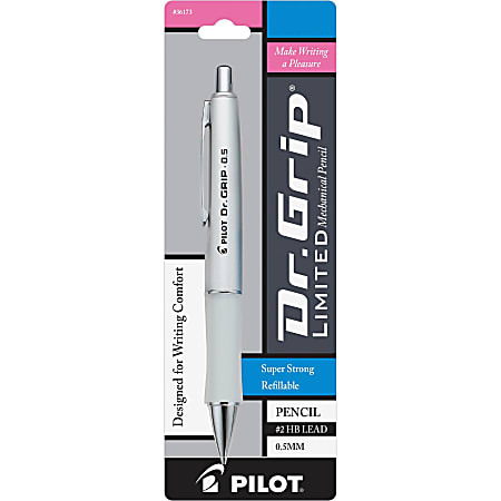 Pilot Dr. Grip Ltd. Mechanical Pencil 0.5 mm Platinum - Office Depot