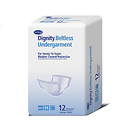 Dignity® Beltless Undergarment, 13 1/4" x 27 1/2", Box Of 12