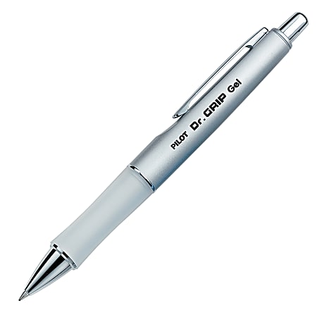 Pilot Dr. Grip LTD Gel Rollerball Pen Fine Point 0.7 mm Platinum