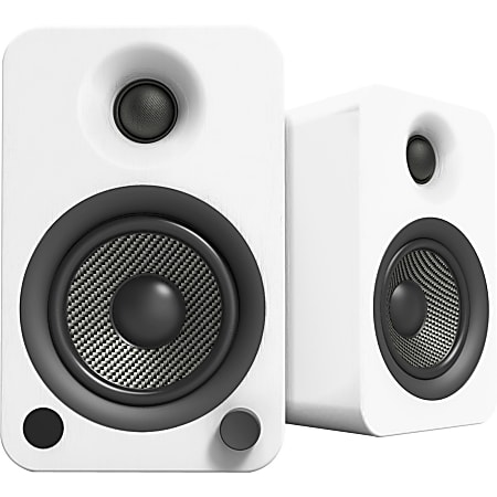 Kanto YU4MW 2.0 Bluetooth Speaker System - 70 W RMS - Matte White - Bookshelf - 60 Hz to 20 kHz - USB