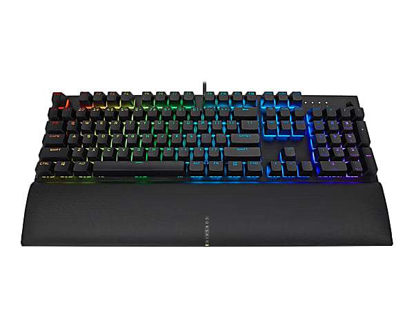CORSAIR Gaming K60 RGB PRO SE - Keyboard - backlit - USB - US - key switch: CHERRY VIOLA - black