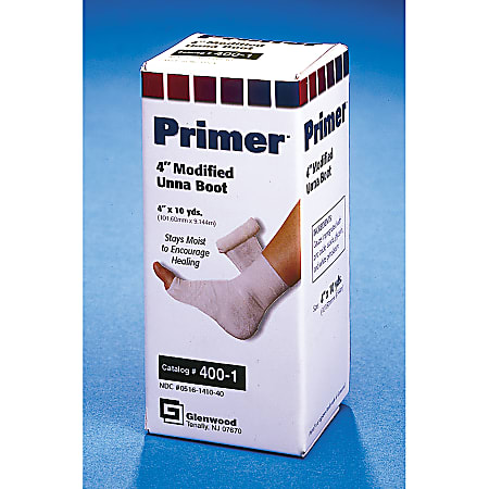 Derma Sciences Primer® Modified Unna Boot Dressing With Calamine, 4" x 10 Yd.