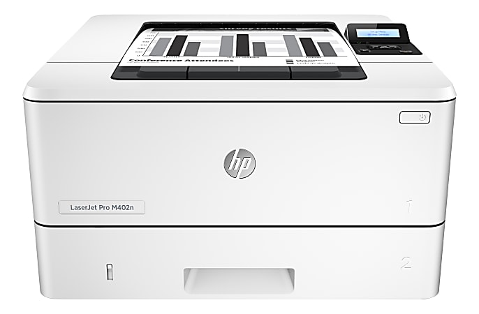 HP LaserJet Pro M402n Monochrome Black And White Laser Printer With - Office Depot