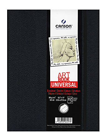 Canson Art Book Universal Hardbound Sketchbook 8 12 x 11 - Office Depot