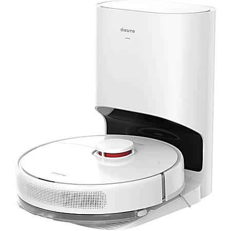 Dreametech D10 Plus Robot Vacuum And Mop, 3.8"H x 13.8"W x 13.8"D, White