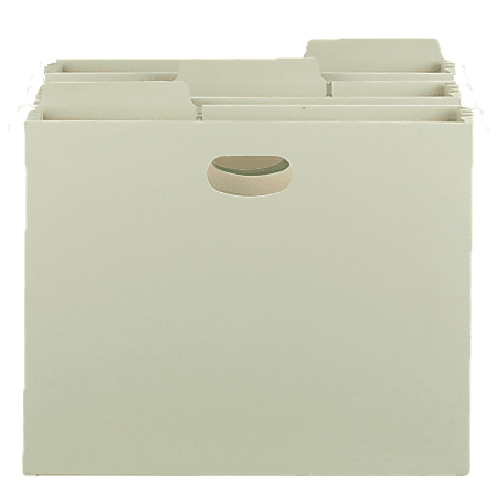 Smead® FasTab® Hanging Pocket File Folders, 3 1/2" Expansion, Letter Size, Moss, Pack Of 3