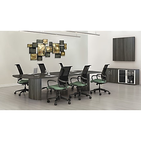 Mayline Gray Laminate Medina Conference Tabletop - 96