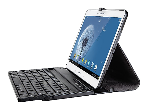 Targus Versavu Rotating Stand Case with Keyboard - Keyboard and folio case - Bluetooth - black - for Samsung Galaxy Tab 3 (10.1 in)