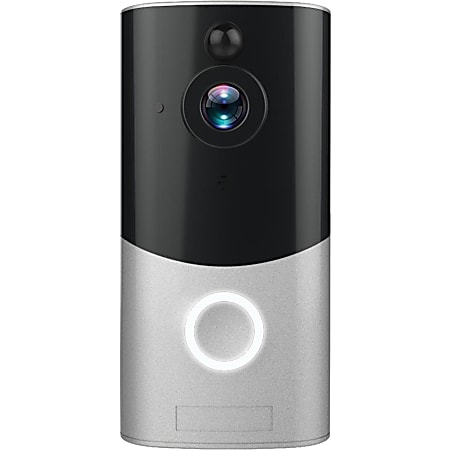 Supersonic Smart WiFi Doorbell Camera with Smart Motion Security System Wireless  Wireless LAN Black - Office Depot