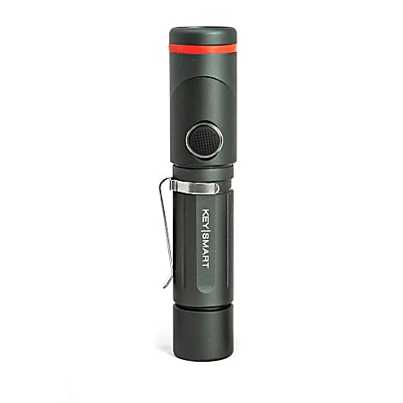 KeySmart Nano Torch 600 lm Twist Flashlight, Black