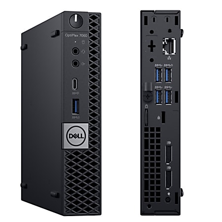 Dell™ OptiPlex 7070 Micro Refurbished Desktop PC, Intel® Core™ i7, 16GB Memory, 256GB Solid State Drive, Windows® 10 Pro