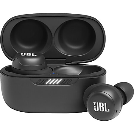 JBL Live Free NC+ TWS True Wireless Noise-Cancelling Earbuds, Black