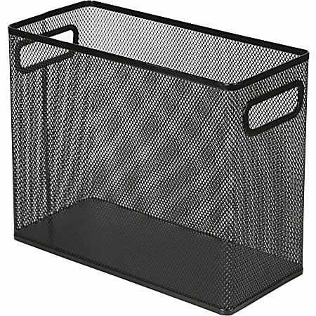 Lorell® Mesh Desktop Hanging File Folder, Letter-Size, Black