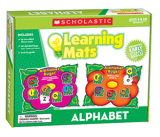 Scholastic Teacher's Friend Learning Mat Kit, Alphabet, 10" x 7 1/2", Grades K-2