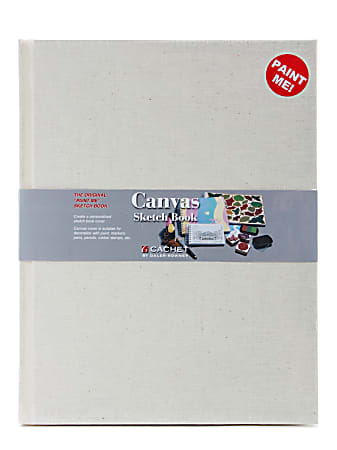 Cachet Canvas Sketchbook, 11" x 8 1/2", White