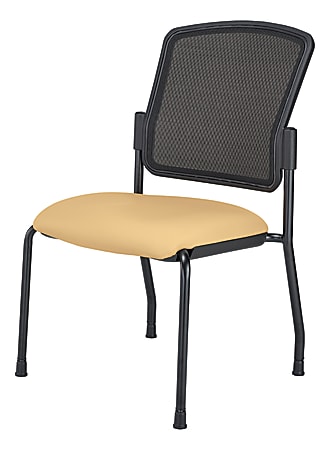WorkPro® Spectrum Series Stacking Guest Chair With Antimicrobial Protection, Armless, Tan