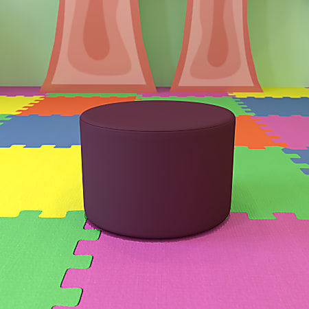 Flash Furniture Soft Seating Collaborative Circle, Purple